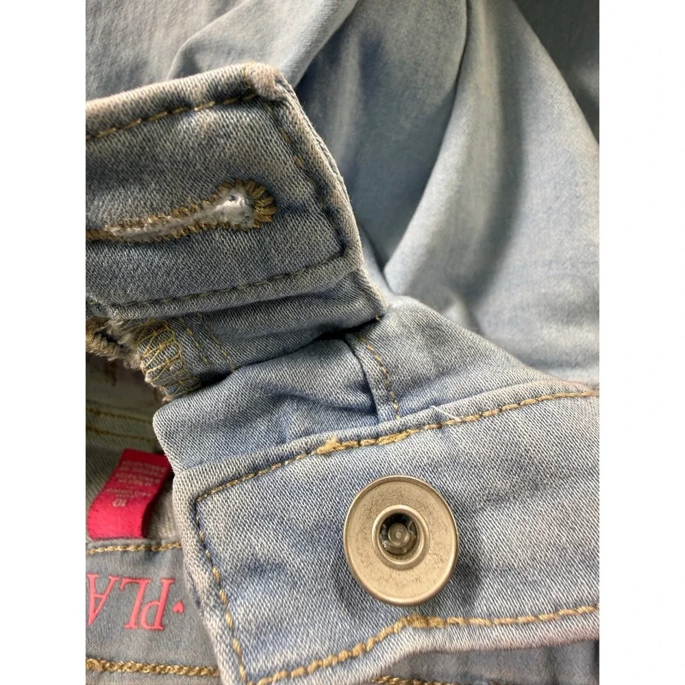 The Children's Place Super Skinny Jeans Kids Size 10 Light Wash Adjustable Waist